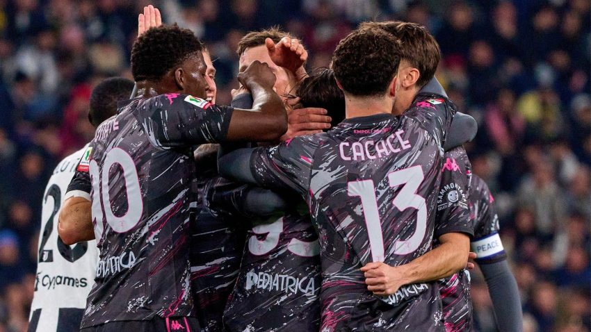 Juventus dumped out by Empoli on penalties
