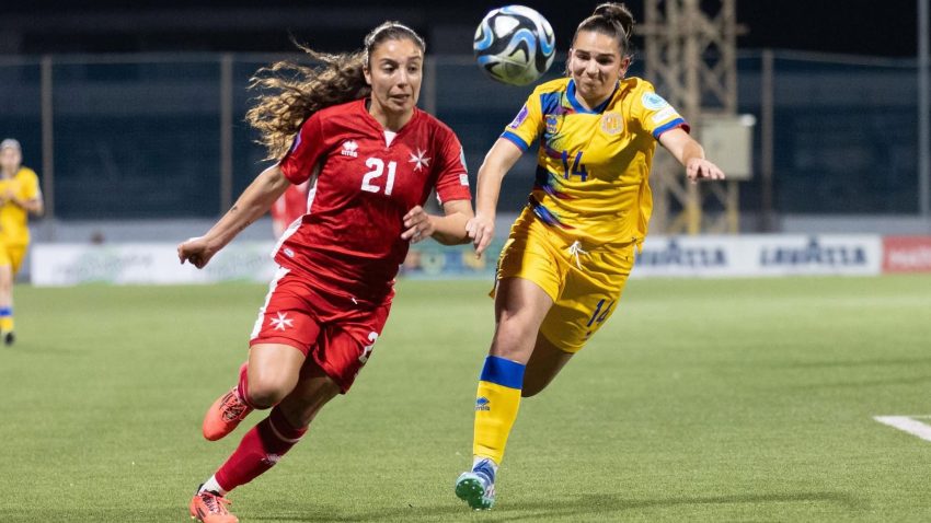 Malta slips past Andorra in UEFA Women's Nations League