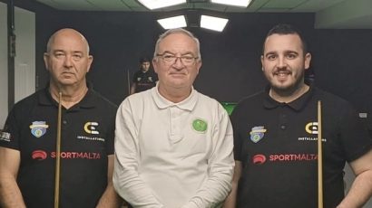 Thrilling action at the Malta Snooker Academy