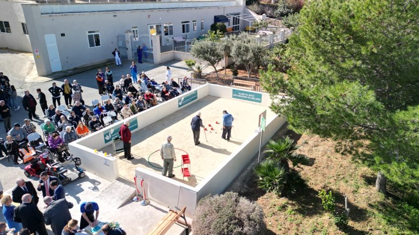 New Bocci pitch inaugurated at Dar il-Madonna tal-Mellieħa