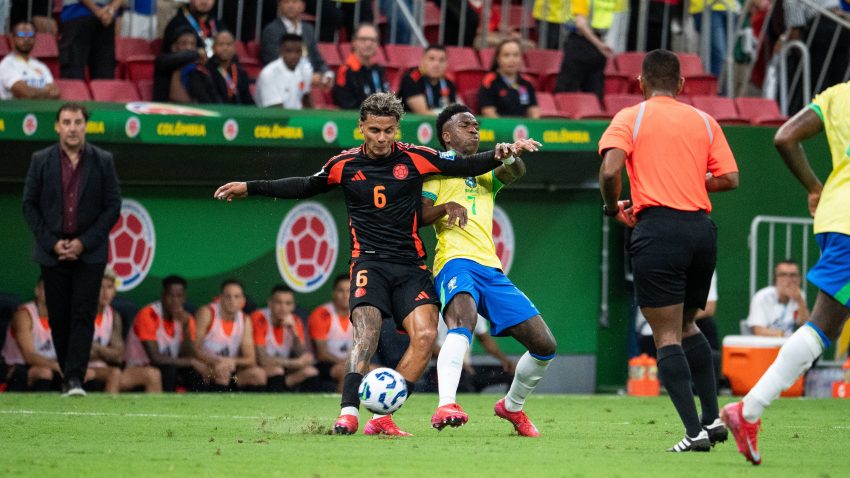 Vinícius Júnior's last-minute goal secures Brazil's 2-1 victory over Colombia