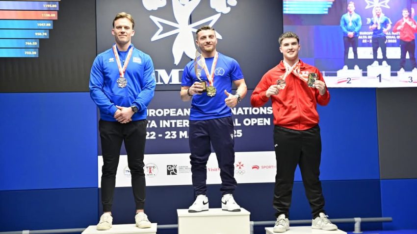 Malta shines at 46th European Small Nations and Malta Open Weightlifting Championships
