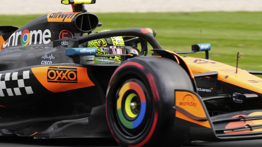Norris secures sensational pole in Melbourne as McLaren locks out front row