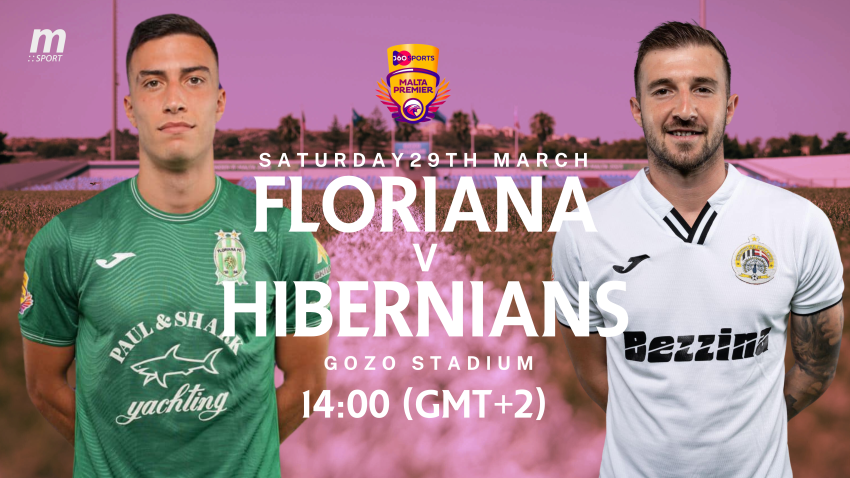 Floriana and Hibernians set for key match at the Gozo Stadium