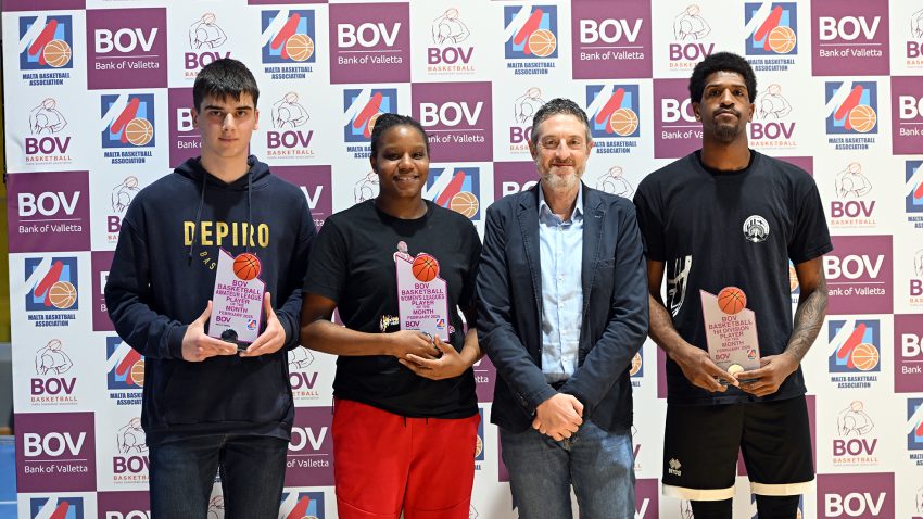 Wolfe, Crooms and Sammut win February BOV Basketball awards