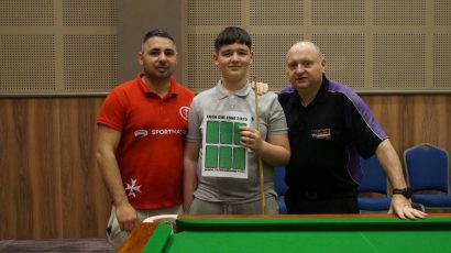 European Snooker Junior Championship Jake Castaldi among the winners in the opening of the under 18 competition