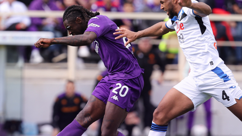 Moise Kean gives Fiorentina important three points