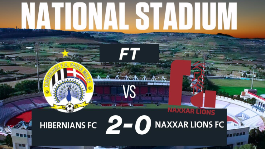 Hibernians make it to the semis with a goal in each half