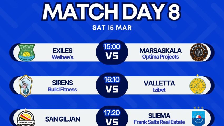 BOV Winter League 2025 – Match Day 8 Fixtures Announced