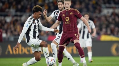 Roma and Juventus settle for a draw at the Olimpico