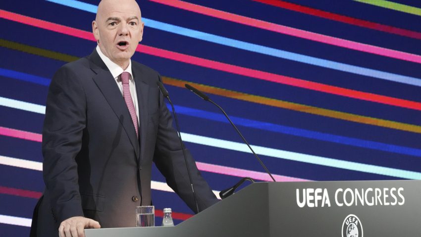 FIFA’s Infantino points to US hosting 2031 Women’s World Cup and UK getting 2035 edition