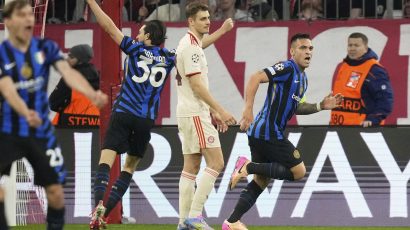 Inter hold narrow lead over Bayern ahead of UCL second leg