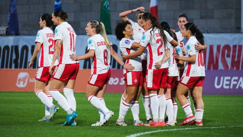 Clinical first half seals crucial Nations League win for Malta Women