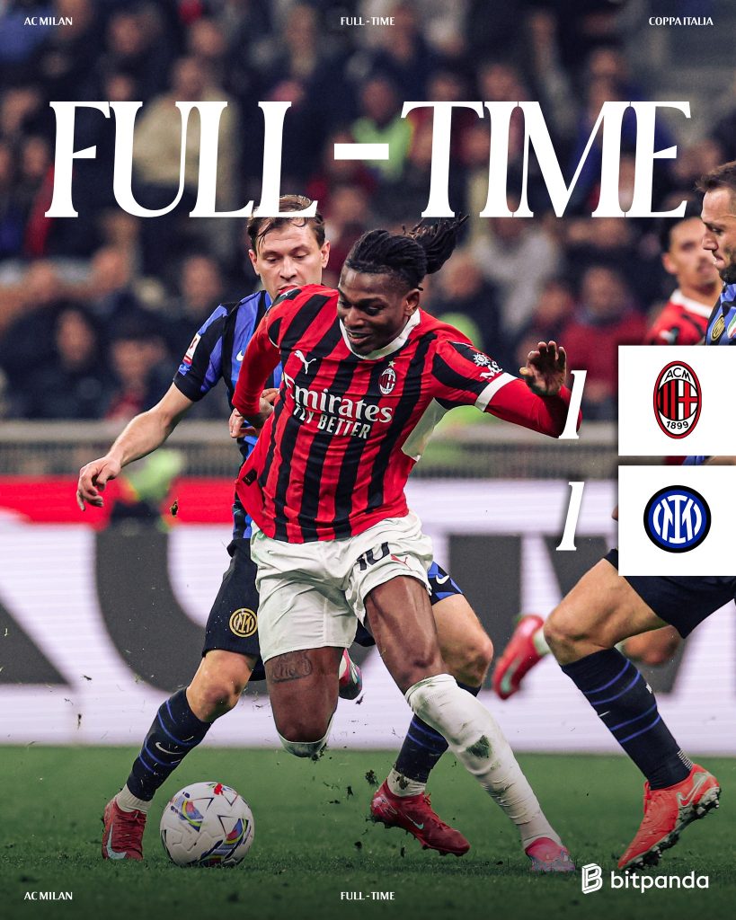 Inter And Milan Share Spoils In Coppa Italia Semi-Final First Leg | Maltasport.mt
