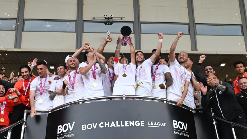 Valletta FC crowned Challenge League champions in front of packed National Stadium