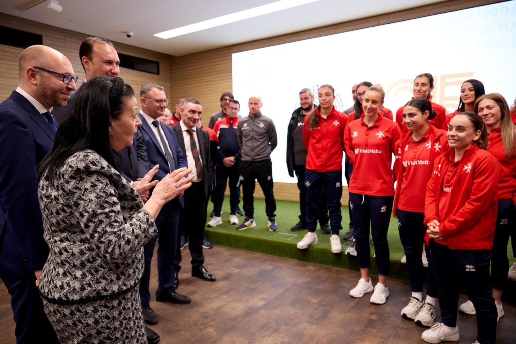 President Of Malta Visits Malta Football Association In Honour Of 125Th Anniversary | Maltasport.mt