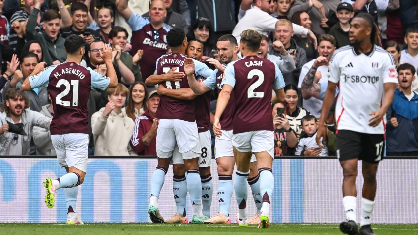Aston Villa hold on to Euro dreams with hard-fought win over Fulham