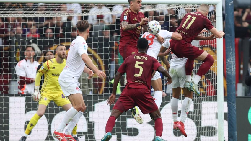 Dovbyk header gives Roma crucial win over Fiorentina