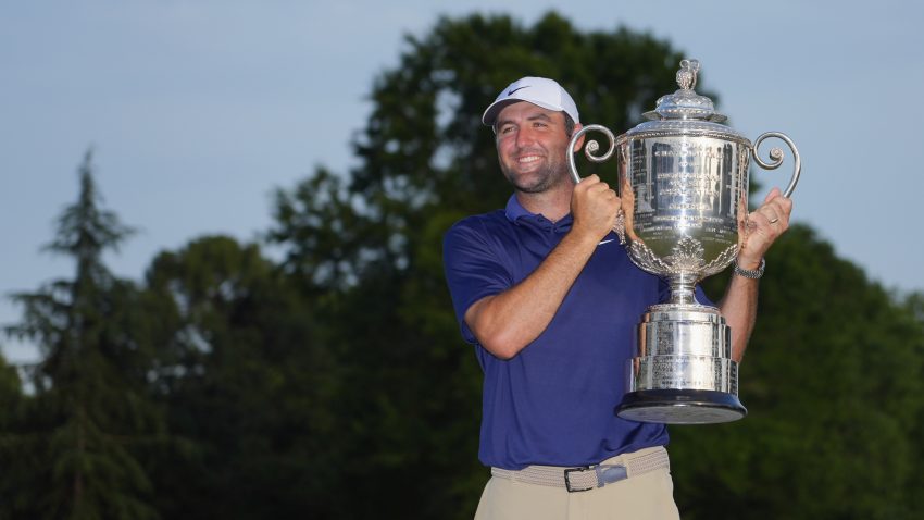 Scheffler pulls away late to seal dominant PGA Championship victory