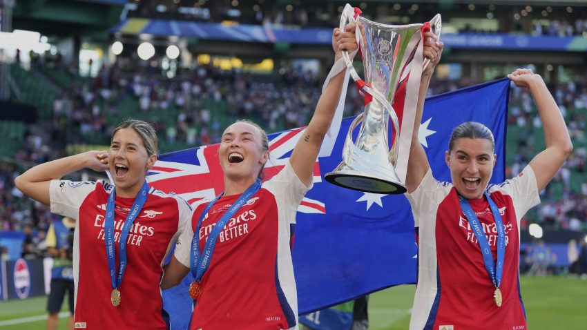 Blackstenius strikes late as Arsenal stun Barcelona to win Women’s Champions League