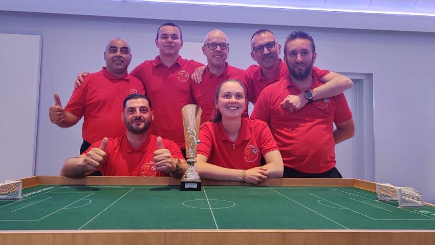 John Zammit and ST Stembert: Belgian Table Football Champions