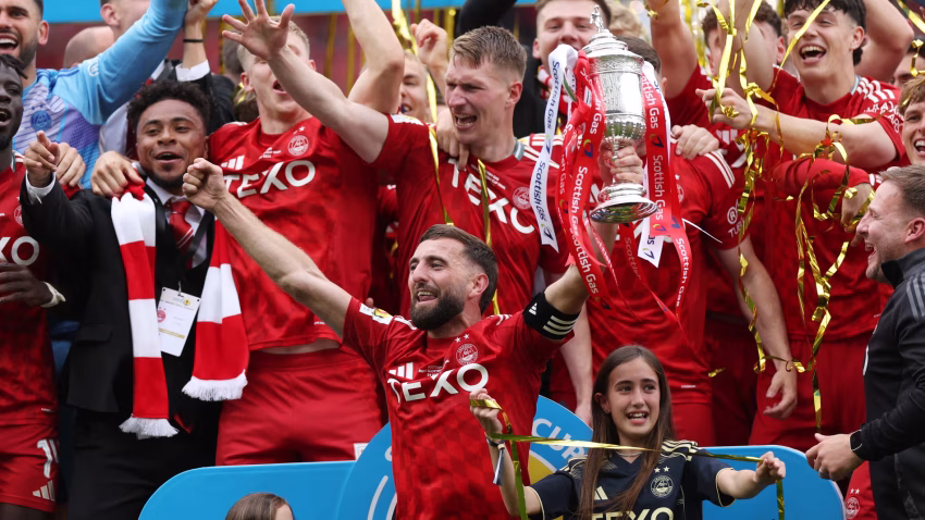Aberdeen stun Celtic in penalty shootout to win first Scottish Cup in 35 years