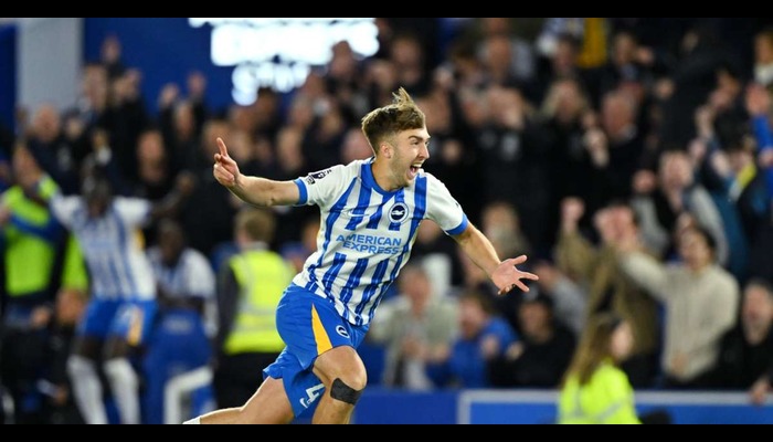 Brighton stun champions Liverpool with thrilling 3-2 comeback