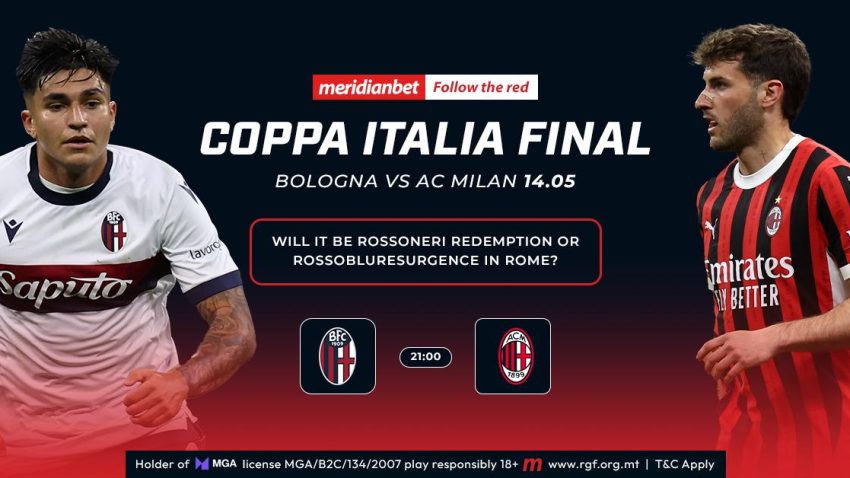 Milan and Bologna face off in Coppa Italia final with European hopes at stake