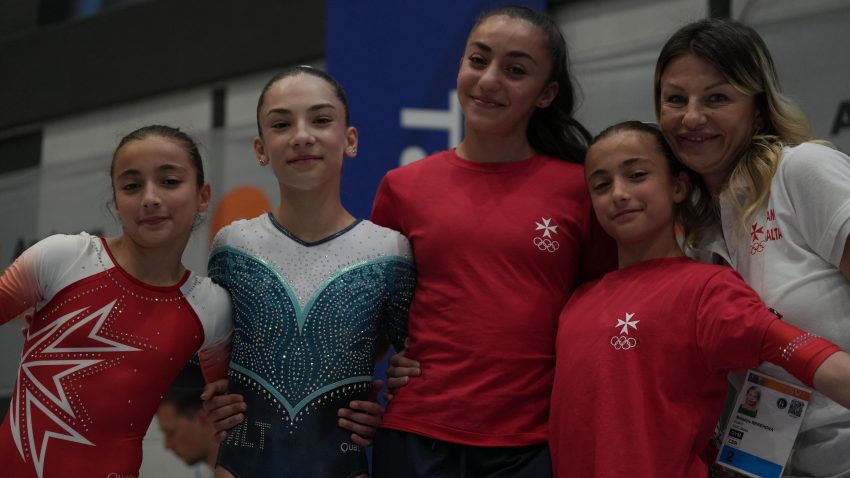 Young gymnasts impress on day two
