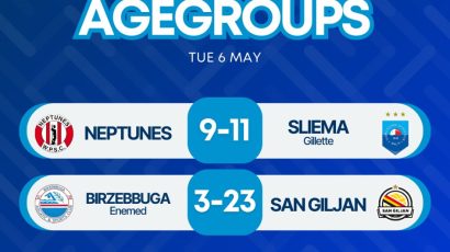 Sliema and San Giljan Claim Victories in U16 Age-Group Water Polo Action