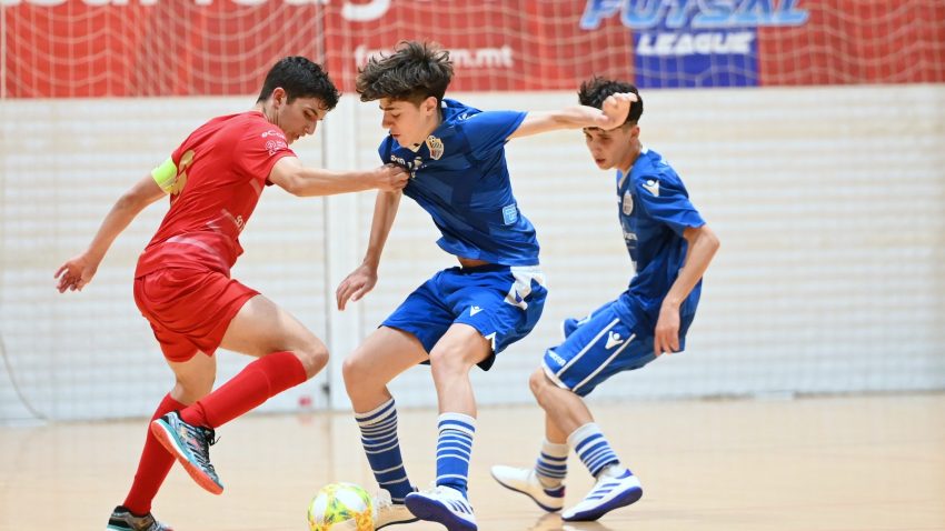Sliema and Mosta in the Under 16 Futsal KO after semis after massive wins