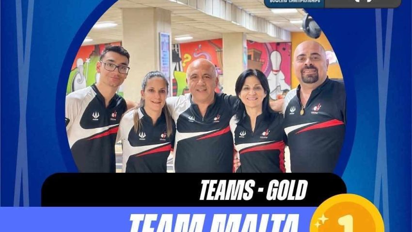 Malta National Bowling Team win Gold at the  Mediterranean Bowling Championships in Turkey .