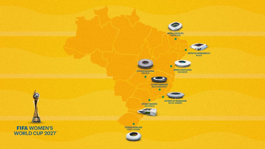 FIFA unveils eight dazzling host cities for historic 2027 Women’s World Cup in Brazil