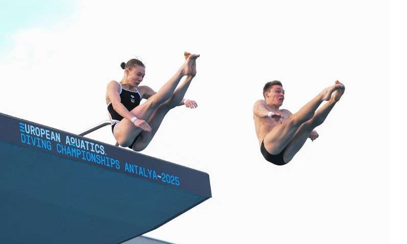 Antalya 2025: Ukraine holds off late German challenge to start European Aquatics Diving Championships with mixed team win