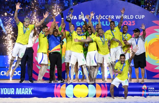 Champions again: Brazil reign supreme on the sands of Seychelles