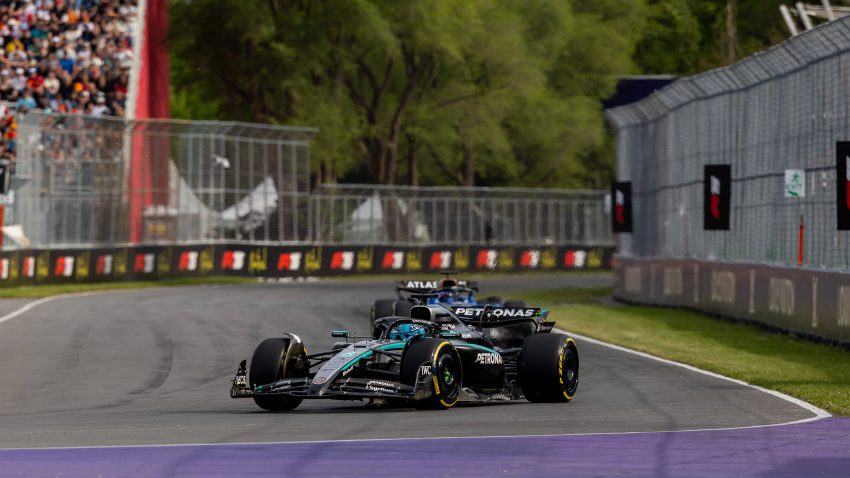 Russell secures sensational Pole in Canada