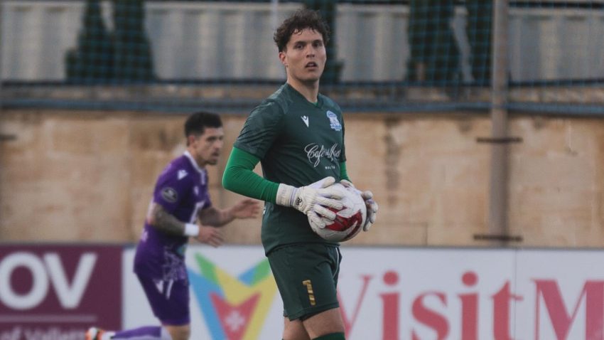 Miguel Spiteri back between the posts at Tarxien Rainbows