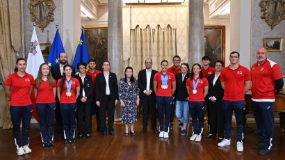 H.E. Myriam Spiteri Debono honours Malta’s top performers at the Small States Games