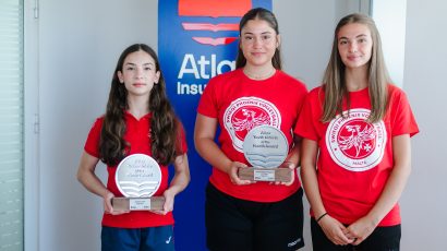 Swieqi Phoenix U15 team and Sophie St John win May’s Atlas Youth Athlete Award