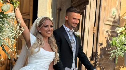 Hibs skipper Bjorn Kristensen ties the knot with long-time partner Luana