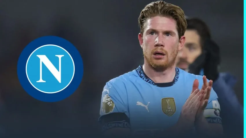 De Bruyne’s transfer to Napoli nears completion after emotional arrival
