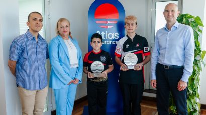 Jake Azzopardi and Kayden Laganà named Atlas Youth Athletes of the Month for April