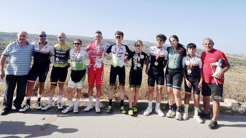 Buttigieg retains time trial title, Vella Wood wins seventh crown