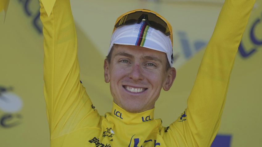 Pogacar claims stage seven and reclaims yellow jersey