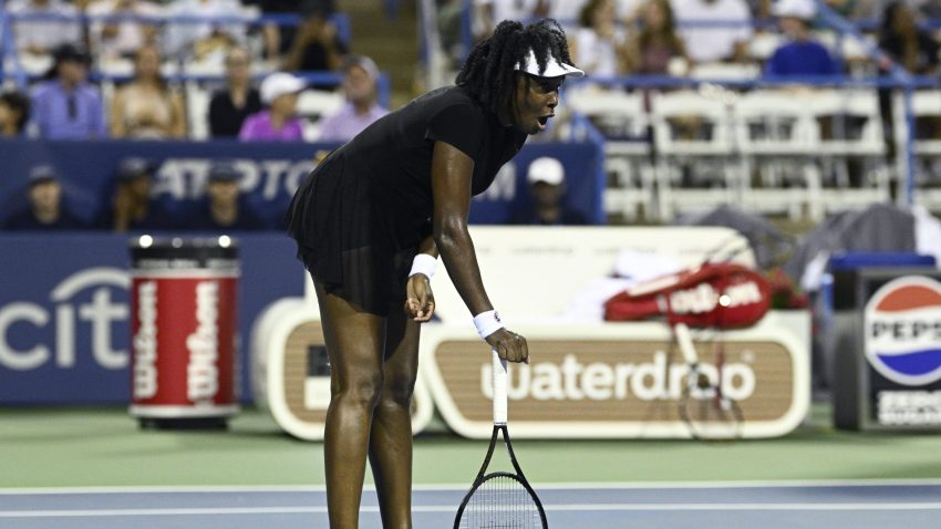 Venus Williams’ comeback cut short at DC Open