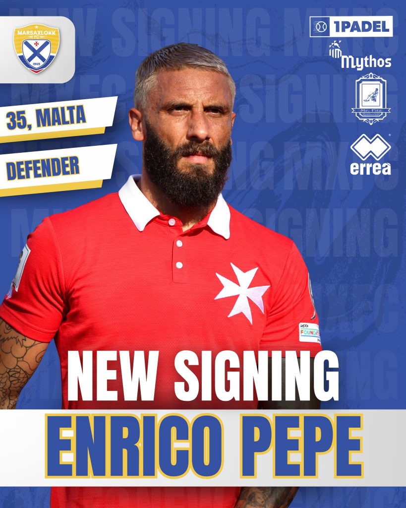 Marsaxlokk Sign Malta International Defender Enrico Pepe | Maltasport.mt