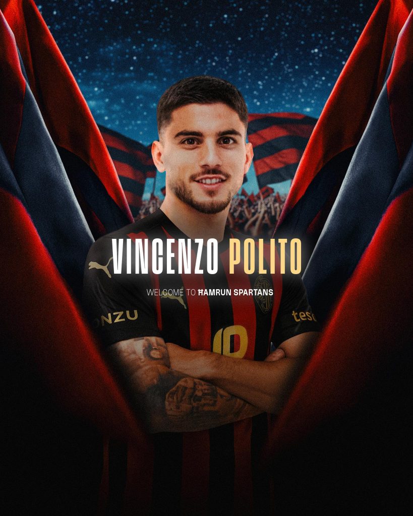 Ħamrun Spartans Officially Sign Italian Centre-Back Vincenzo Polito | Maltasport.mt