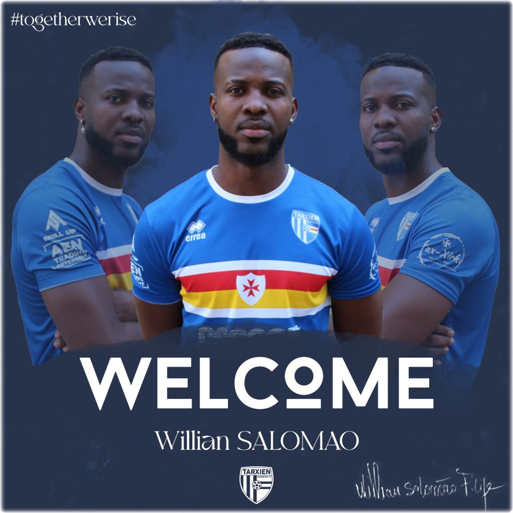 Tarxien Rainbows Announce Signing Of Angolan Centre Back Willian Salomão | Maltasport.mt