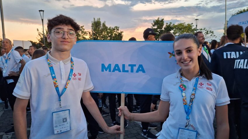 Team Malta off to a strong start at the EYOF in Skopje