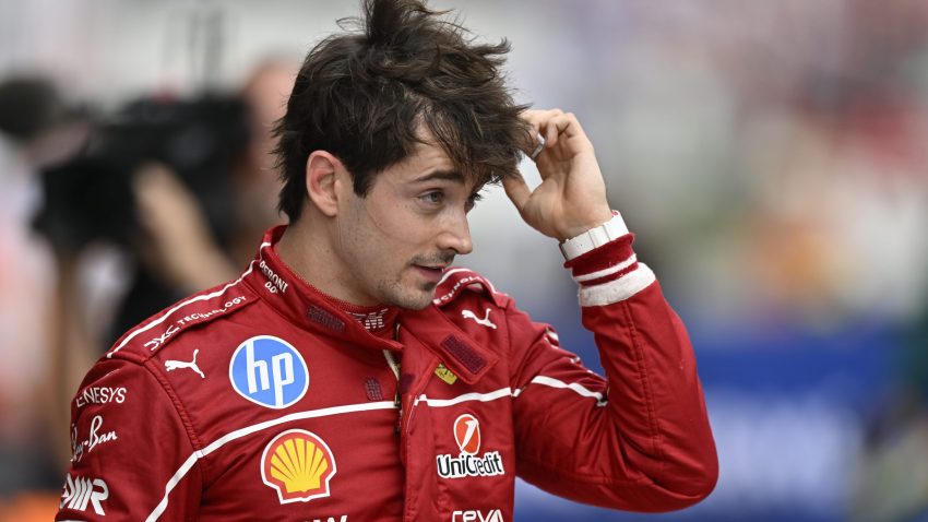 Charles Leclerc takes pole position at the Hungarian Grand Prix